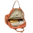 thumbnail image 4 of Mochila escolar unisex KAUKKO con compartimento para computadora portátil de 10 pulgadas KS06 Naranja, 4 of 5