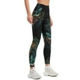 thumbnail image 2 of Ornamental skull Leggings Women's trousers Women sports Womens Leggings, 2 of 6