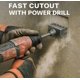 thumbnail image 2 of Stainless Steel Square Hole Cutter for Electrical Box Installation, 2 of 5