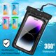 thumbnail image 2 of Waterproof Phone Case Swimming Water Proof Bag Universal Underwater Protector Cover For iPhone 13 12 11 14 15 Pro Max Mini XR XS, 2 of 4