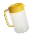 thumbnail image 4 of MasteelfCA Large Capacity Milk Tea Measuring Kettle Beverage Storage Container With Lid Heat Resistant Cold Water Jug Plastic Juice Pitcher (2500ml Yellow), 4 of 7
