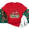 thumbnail image 1 of Camisetas con estampado de Disney para mujer, camisetas negras de Feliz Navidad Kawaii Y2K de los años 90, camisetas de Papá Noel, ropa Harajuku, 1 of 5