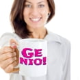 thumbnail image 2 of Genio Which Means Genius Coffee & Tea Gift Mug for Spanish Speaking People, Mexican and Hispanic Women, 2 of 4