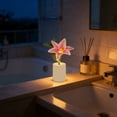 thumbnail image 6 of Artificial Lily LED Table Light, Realistic Flower Decorative Lamp with Warm Glow for Living Room and Nightstand, 6 of 6