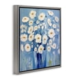thumbnail image 3 of Stupell Industries Contemporary Bold Blooms on Blue Gray Floating Frame Canvas Art, 18 x 18, by Irena Orlov, 3 of 8