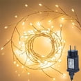 thumbnail image 2 of Guirnalda de luces LED con forma de petardo, 30 m, 1000 luces LED enchufables, resistentes al agua, para decoración navideña, 2 of 5