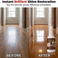 thumbnail image 3 of Floor Renew Polish,150ml Wood Floor Cleaning Solution & Restorer, Restores Gloss & Protects Against Scratches for Home Floor Care, 3 of 8