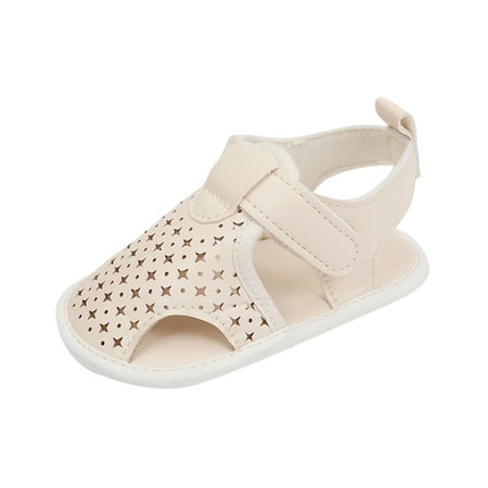 

Sandals For Girls Summer Children Hollow Out Princess Prewalker Shoes White Size 12