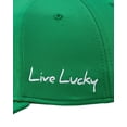 thumbnail image 3 of Gorra Black Clover Trébol 58 Verde Blanco Ajustada Pequeña/Mediana, 3 of 6