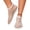 White, variant on Qingpeng Womens Rhinestone Embellished Mesh Flat Sandals Open Toe High Ankle Design Breathable Slip On Summer Shoes