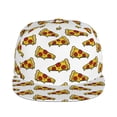 thumbnail image 2 of Haiem Pizza Classic Snapback Cap Flat Bill Hat Baseball Cap Adjustable Size Cotton Dad Hat, 2 of 9