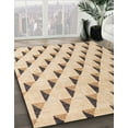 thumbnail image 2 of Ahgly Company Indoor Round Abstract Pastel Orange Solid Area Rugs, 7' Round, 2 of 6