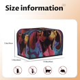 thumbnail image 4 of KLL Cartoon Big-Eyed Dog Print 2 Slice Toaster Dust Covers Kitchen Small Appliance Cover with 2 Pockets,Can hold Jam Spreader Knife & Toaster Tongs (11.4 x 7.9 x 7.5), 4 of 6