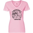 thumbnail image 3 of Inktastic Summer Vacation Mode St. Augustine Beach Florida Women's V-Neck T-Shirt, 3 of 5