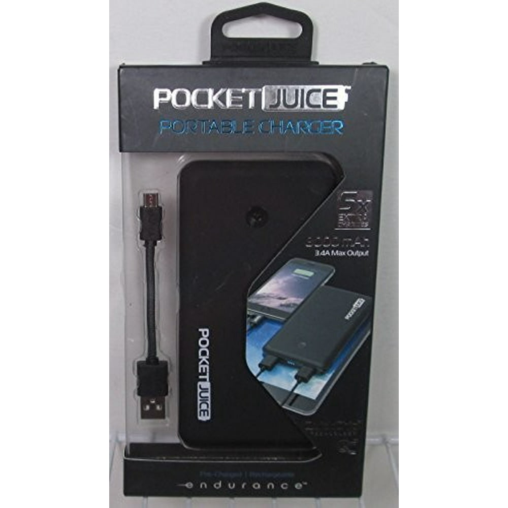 Tzumi 4519 Pocket Juice Slim 8000Mah Powerbank Blk