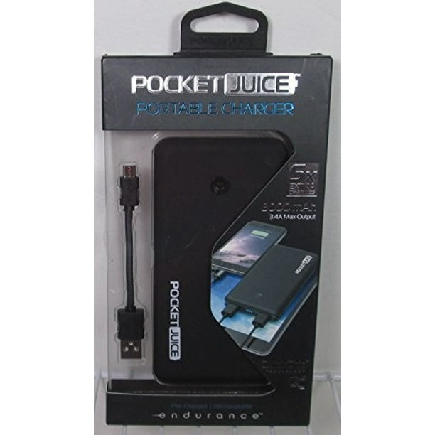 Tzumi 4519 Pocket Juice Slim 8000Mah Powerbank Blk