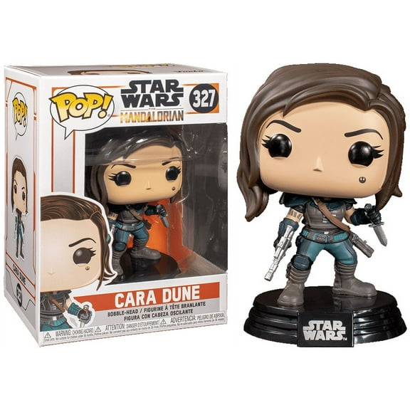 Funko Pop Movies Star Wars Mandalorian Cara Dune #327 NEW IN BOX WITH POP PROTECTOR
