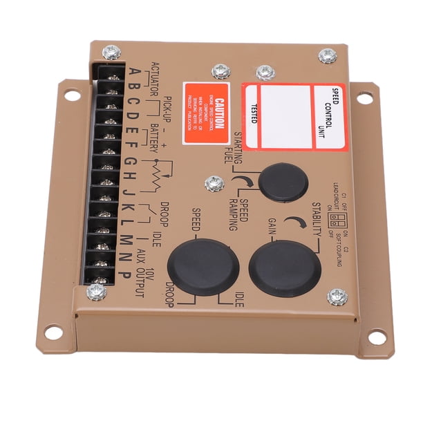ES, Controlador electrónico de velocidad del motor Controlador de velocidad del generador Regulador de velocidad del motor Rendimiento confiable