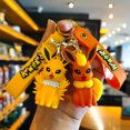 thumbnail image 3 of Llavero Pokémon Pikachu de, accesorios para mochila de coche, llavero de Anime Charmander, regalo de cumpleaños para niños, venta al por mayor, 3 of 4