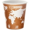 50/Pack 10 oz World Art Renewable and Compostable Hot Cups Convenience Pack