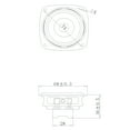 thumbnail image 3 of 68mm Loudspeaker 15W 4Ohm Full Ranges Speakers 20Core Voice Coil Neodymium Magnets Subwoofer Waterproof Design ABS Metal, 3 of 7