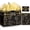 50th, variant on 60th Birthday Gift Bags for Men Women, Back in 1966 Gift Bag with Tissue Paper, Poster and Greeting Card, Black Gold Wrapping Paper for 60 Year Old Birthday Decorations