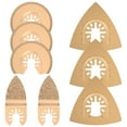 thumbnail image 3 of 8pcs Multitool Blades Cemented Carbide Oscillating Saw Blades Fast Cutting Semicircular Saw Blade Professional Triangle Saw Blade  Finger Saw Blade for Plastic Ceramic Tile Marble, 3 of 10