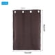 thumbnail image 2 of Cortinas Cortas Uxcell, 29"W x 35"L Cortina Media de Ventana Francesa 2 Paneles, Marrón, 2 of 6
