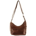 thumbnail image 6 of Women's Leather Medium Cross Body Purse Shoulder Ladies Handbag with Many Pockets, 6 of 6