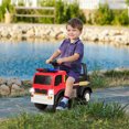 thumbnail image 4 of Gymax Kids 6V Ride On Fire Truck Fire Engine Battery Powered w/ Siren, 4 of 10