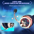 thumbnail image 5 of UDH Wireless Gaming Headset, Noise Canceling, Bluetooth 5.4, 3.5mm Wired, Compatible with PS5, PC, Xbox - White, 5 of 8