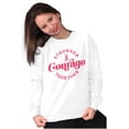 thumbnail image 5 of Breast Cancer Stronger & Courage Women Crewneck Sweatshirt Brisco Brands M, 5 of 6