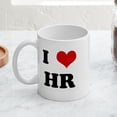 thumbnail image 3 of CafePress - I Love HR Mug - 11 oz Ceramic Mug - Novelty Coffee Tea Cup, 3 of 3