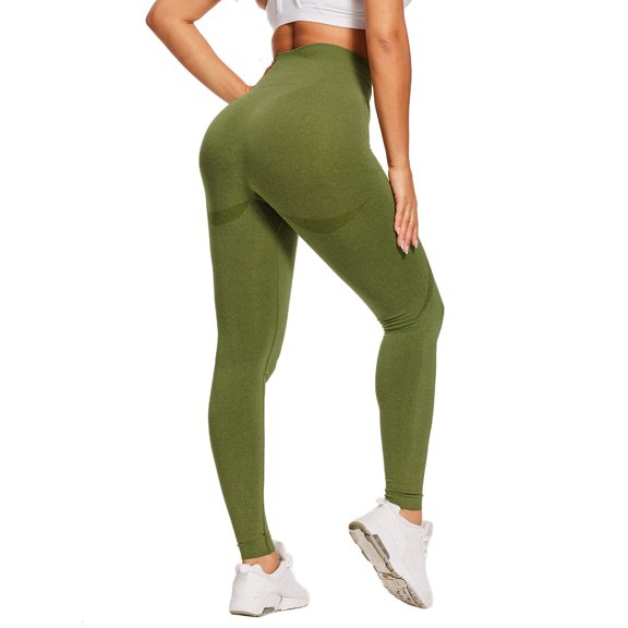 Tinglu Women High Waist Seamless Workout Leggings Gym Yoga Pants Athletic Tights