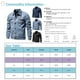 thumbnail image 2 of Men's Casual Workwear Long Sleeve Lapel Collar Denim Jacket Loose Multi Pocket Jacket Denim L, 2 of 4
