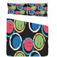 thumbnail image 1 of Juego de Ropa de Cama ABPHQTO 3 Piezas Funda de Edredón Verde Azul Rojo Doble con 2 Fundas de Almohada, 1 of 4