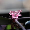 thumbnail image 2 of 30PCS Cute Butterfly Plant Clips Orchid Support Clamp for Fixing Garden Climbing Vine Stem Colorful Animal Decoration 20x35MM (Pink), 2 of 6
