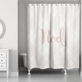 thumbnail image 2 of Creative Products Blush Noel on Champagne Plaid 71x74 Shower Curtain, 2 of 2
