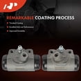 thumbnail image 3 of A-Premium Front Drum Brake Wheel Cylinder Compatible with Select Ford, Jeep, Mercury, Hudson, Nash and American Motors Models - F-100, F-250, P-350, CJ5, CJ6, Custom, Wasp, Statesman, Rebel, 2-PC Set, 3 of 6
