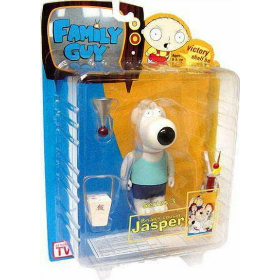 Family Guy Series 3 Jasper Action Figure (Blue Shirt)