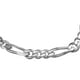 Bracelet Homme Chaîne de Figaro 8 Pouces en Argent Sterling – image 2 sur 4