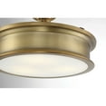 thumbnail image 6 of 3 Light Semi-Flush Mount-Transitional Style With Bohemian And Industrial Inspirations-9.25 Inches Tall By 16 Inches Wide-Warm Brass Finish Savoy House, 6 of 6