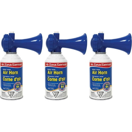 SeaSense Large Air Horn, 8oz (Тhrее Расk)