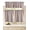 Brown, Beige, White, variant on HEIRLOOM COMFORT 100% Cotton 2 Tier (26"x36") & 1 Valance Curtains (54"x18"), Gingham Plaid Checkered Curtains, Semi Sheer Valances for Windows, Bedroom, Kitchen, Living Room Decor, Teal & White