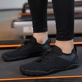 thumbnail image 7 of Summer Outdoor Five Toe Mens Water Shoes Hiking Fitness Swimming Cycling Beach Stream Activities Barefoot Footwear Black 40, 7 of 7