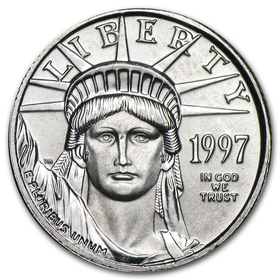 1997 1/10 oz American Platinum Eagle BU