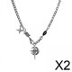 thumbnail image 1 of collar colgante,Collar colgante para mujer y hombre ,Collar de cadena de clavícula Clásico TRENDY,Collar de moda de hip rock,regalo de joyería,Cadena de suéter Collar de uso, 1 of 10