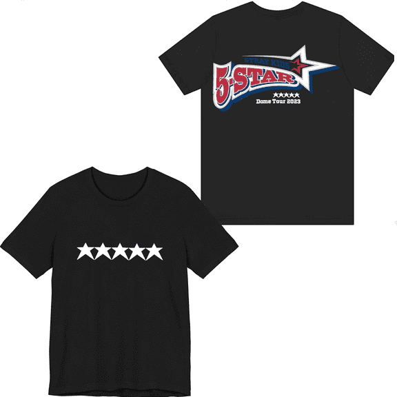 Stray Kids Merch 5 Star Dome Tour 2023 T-shirt Fashion t shirt Men Women Short Sleeve Tee Crewneck