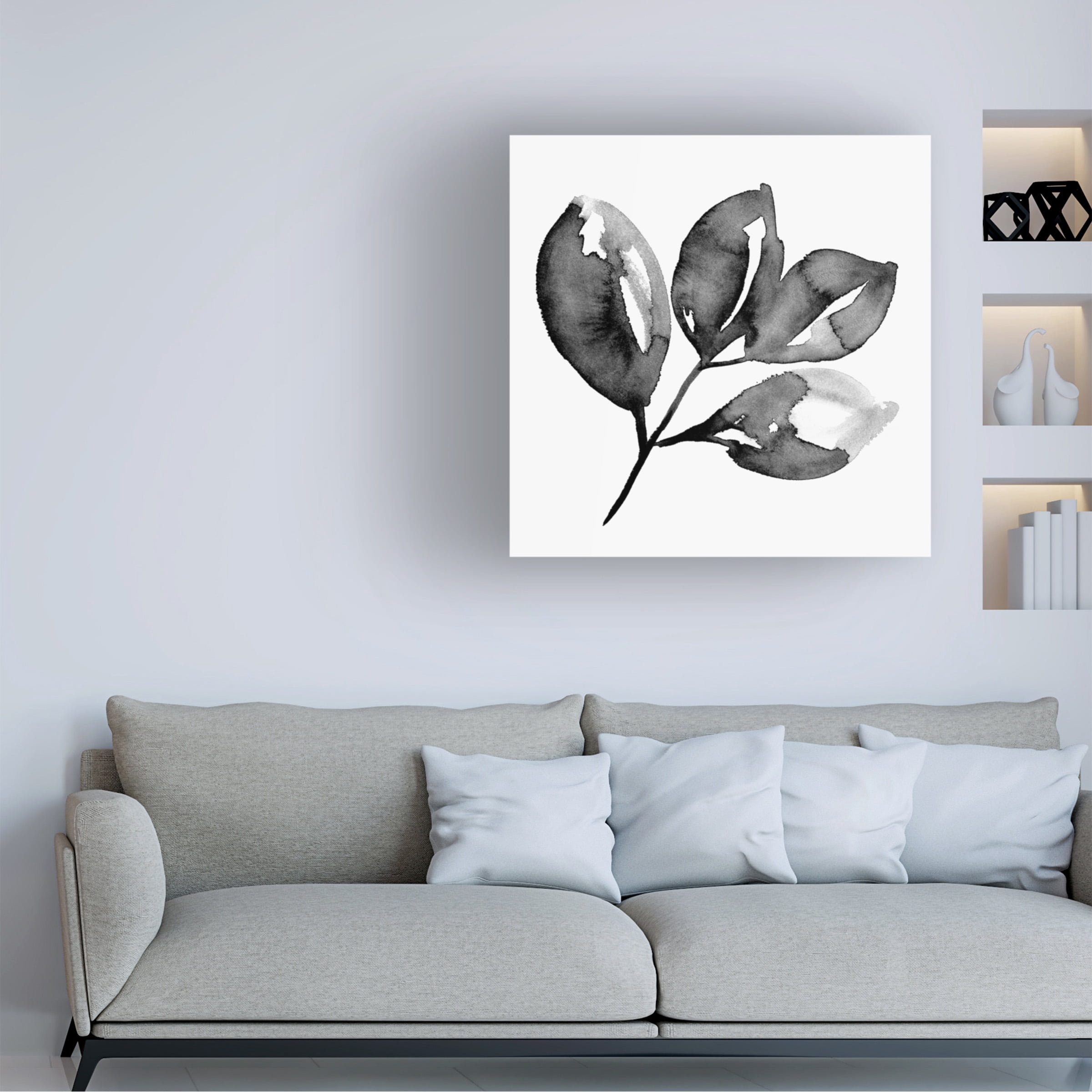 Melissa Wang 'Feuille II' Canvas Art
