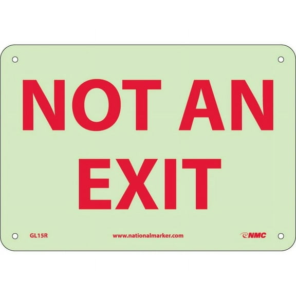 NOT AN EXIT SIGN
